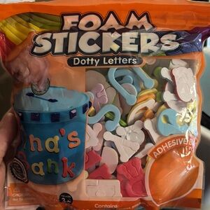Foam Stickers - Dotty Letters
